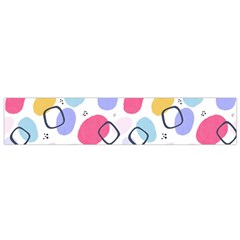 Watercolor Circles  Abstract Watercolor Small Flano Scarf by SychEva