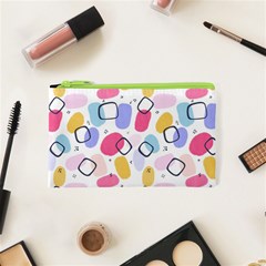 Watercolor Circles  Abstract Watercolor Cosmetic Bag (xs) by SychEva