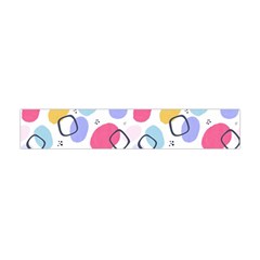 Watercolor Circles  Abstract Watercolor Flano Scarf (mini) by SychEva