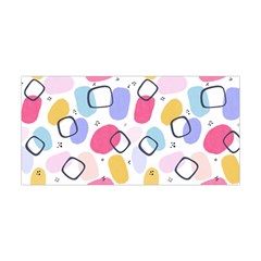 Watercolor Circles  Abstract Watercolor Yoga Headband by SychEva