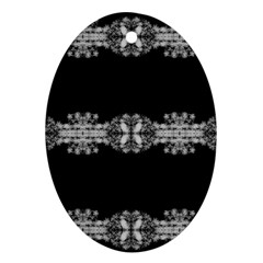 Gfghfyj Oval Ornament (two Sides)