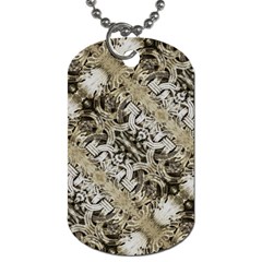 Vintage Ornate Interlace Pattern Dog Tag (one Side) by dflcprintsclothing