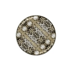 Vintage Ornate Interlace Pattern Hat Clip Ball Marker (4 Pack) by dflcprintsclothing