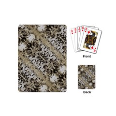 Vintage Ornate Interlace Pattern Playing Cards Single Design (mini)