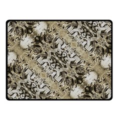 Vintage Ornate Interlace Pattern Double Sided Fleece Blanket (small)  by dflcprintsclothing