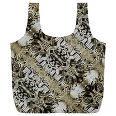 Vintage Ornate Interlace Pattern Full Print Recycle Bag (xxxl) by dflcprintsclothing