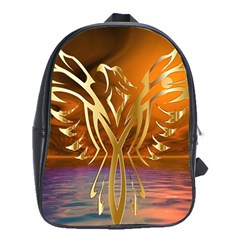 Pheonix Rising School Bag (xl) by icarusismartdesigns