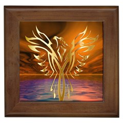 Pheonix Rising Framed Tile by icarusismartdesigns