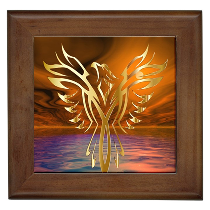 Pheonix Rising Framed Tile