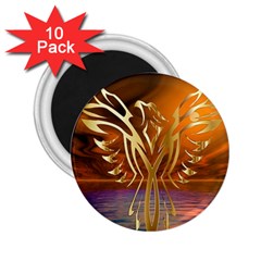 Pheonix Rising 2 25  Magnets (10 Pack)  by icarusismartdesigns