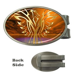 Pheonix Rising Money Clips (oval)  by icarusismartdesigns