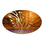 Pheonix Rising Oval Magnet Front