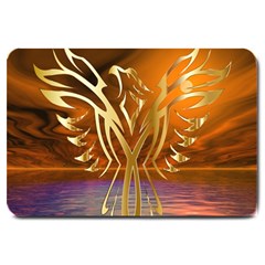 Pheonix Rising Large Doormat  by icarusismartdesigns