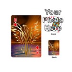 Pheonix Rising Playing Cards 54 Designs (Mini) Front - Diamond8