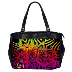 Abstract Jungle Oversize Office Handbag by icarusismartdesigns