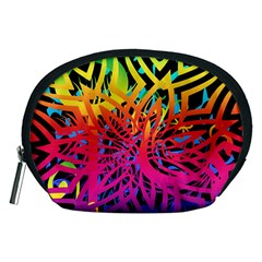 Abstract Jungle Accessory Pouch (medium)