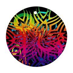 Abstract Jungle Ornament (round)