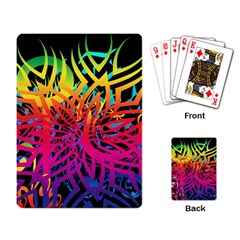 Abstract Jungle Playing Cards Single Design (rectangle)