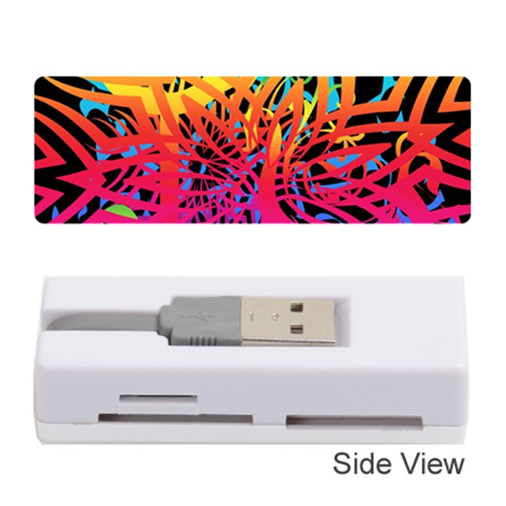 Abstract Jungle Memory Card Reader (Stick)