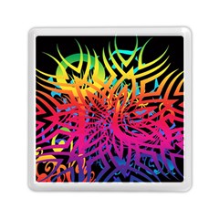 Abstract Jungle Memory Card Reader (square) by icarusismartdesigns