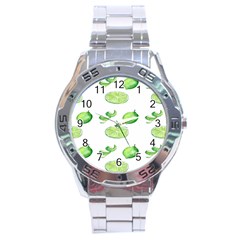 Lemon Stainless Steel Analogue Watch by Sparkle