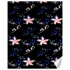 Sparkle Floral Canvas 11  X 14  by Sparkle