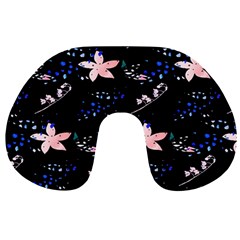 Sparkle Floral Travel Neck Pillow by Sparkle