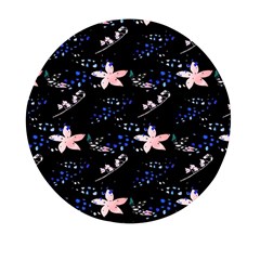 Sparkle Floral Mini Round Pill Box