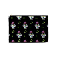 Skull Pattern Cosmetic Bag (medium) by Sparkle