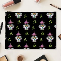 Skull Pattern Cosmetic Bag (xl) by Sparkle