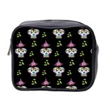 Skull Pattern Mini Toiletries Bag (Two Sides) Front