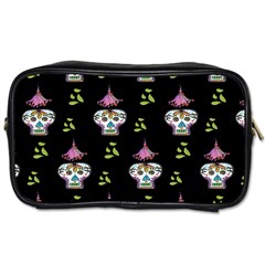 Skull Pattern Toiletries Bag (one Side) by Sparkle