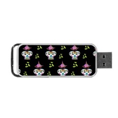 Skull Pattern Portable Usb Flash (one Side) by Sparkle