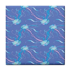 Jelly Fish Tile Coaster by Sparkle