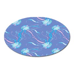 Jelly Fish Oval Magnet by Sparkle