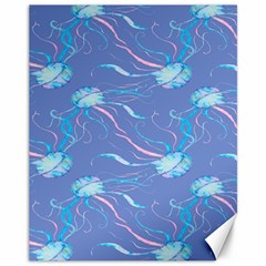 Jelly Fish Canvas 11  X 14  by Sparkle