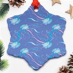 Jelly Fish Snowflake Ornament (Two Sides) Front