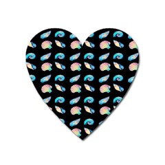 Sea Shells Heart Magnet by Sparkle