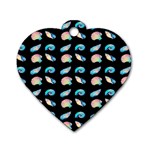 Sea Shells Dog Tag Heart (One Side) Front