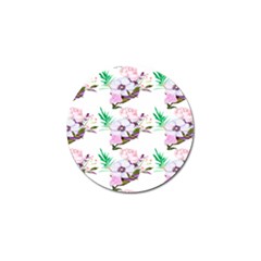 Floral Art Golf Ball Marker (4 Pack) by Sparkle