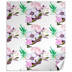 Floral Art Canvas 8  X 10  by Sparkle