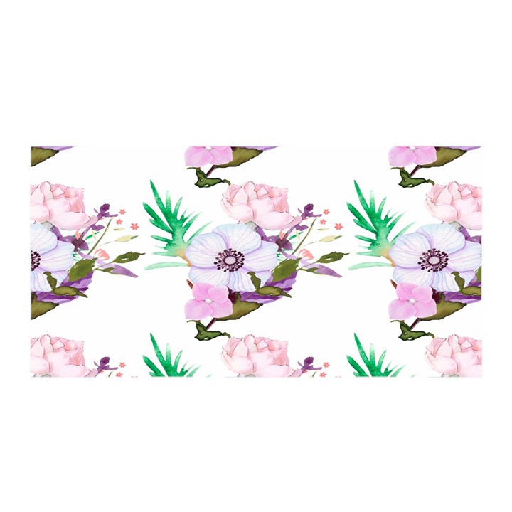 Floral Art Satin Wrap