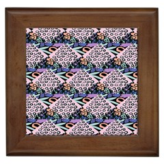 Diamond Spots Framed Tile