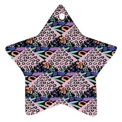 Diamond Spots Star Ornament (two Sides) by Sparkle