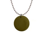 Antique Bronze 1  Button Necklace Front