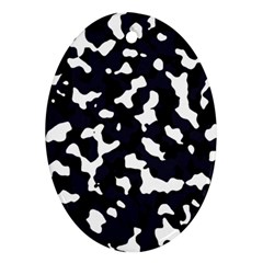 Camouflage Bleu Ornament (oval) by kcreatif