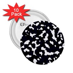 Camouflage Bleu 2 25  Buttons (10 Pack)  by kcreatif