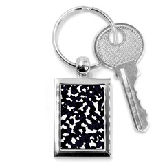 Camouflage Bleu Key Chain (rectangle) by kcreatif