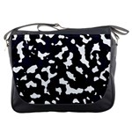 Camouflage bleu Messenger Bag Front