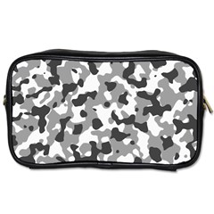 Camouflage Gris/blanc Toiletries Bag (two Sides) by kcreatif